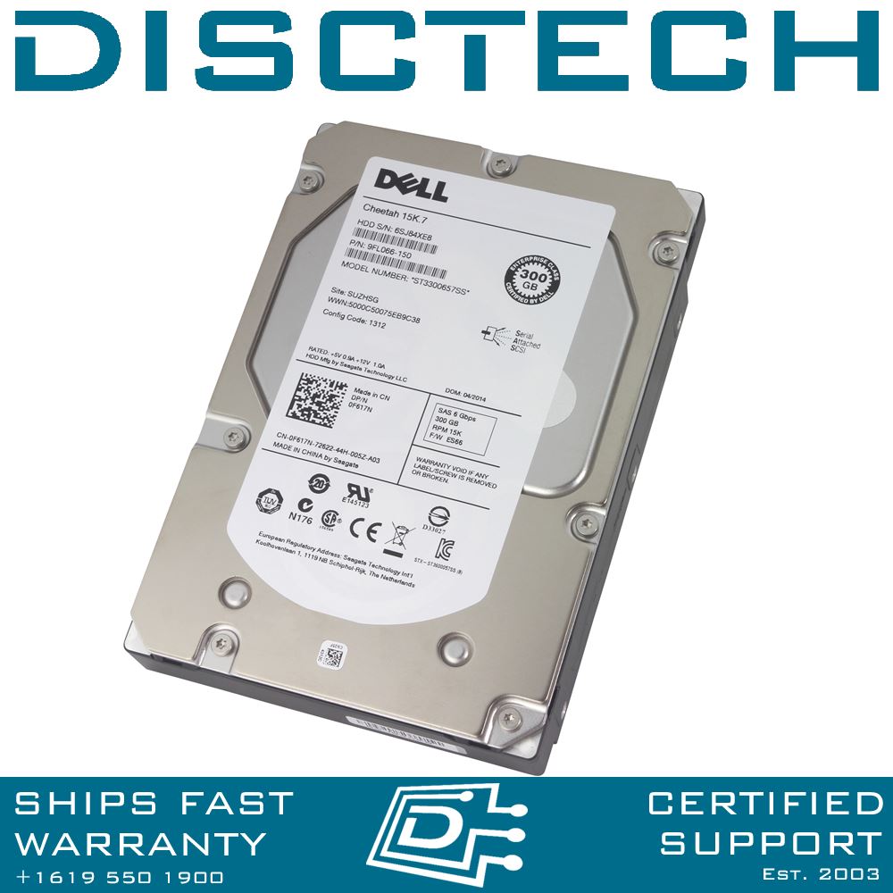 Dell Enterprise M525M / Seagate ST3300657SS SAS Hard Drives - Afbeelding 1 van 3