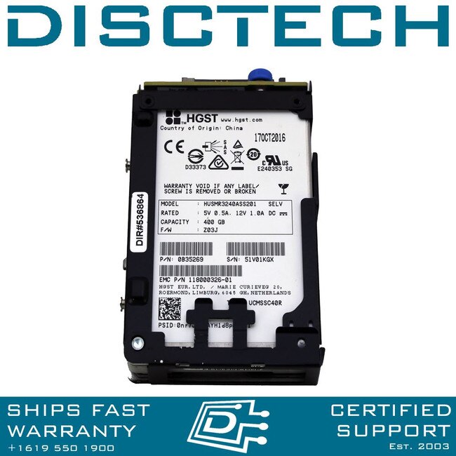 HGST 005052273 5052273 118000326-01 0B35269 SAS Solid State Drive Image 8 image