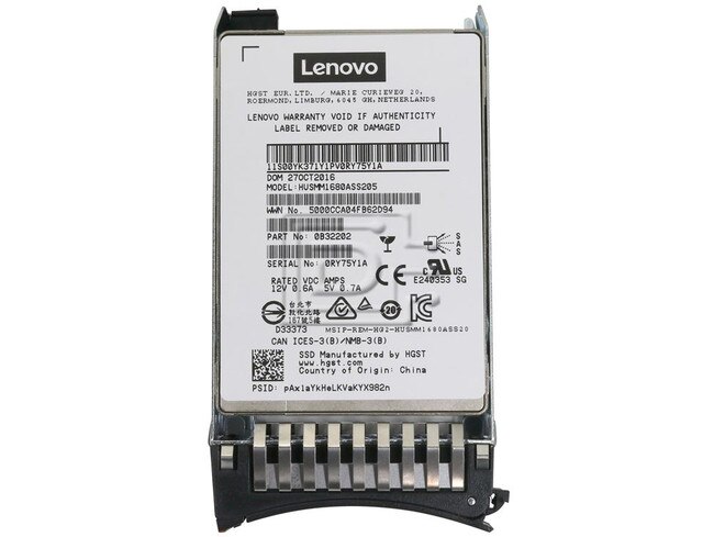 LENOVO 00FN399 HUSMM1680ASS205 0B32202 01GR606 SAS Solid State drive Image 2 image