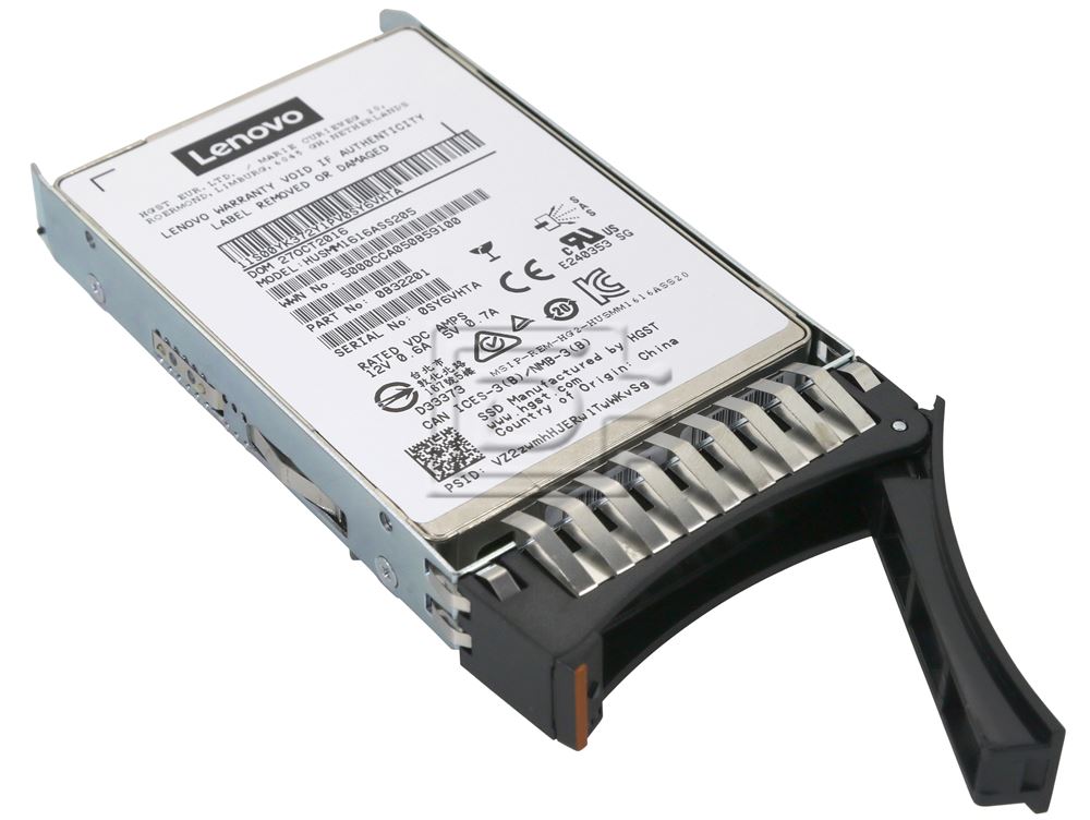 Lenovo 00FN409 SSD1600MM / HUSMM1616ASS205 1.6TB 2.5in SSD