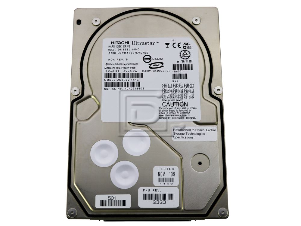 HGST 08K2166 DK32EJ-14NC SCSI Hard Drives Image 1 image