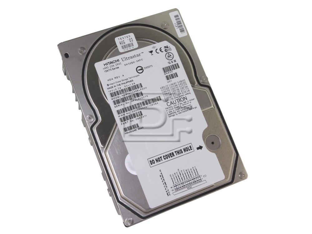 HGST 08K2411 HUS157336ELF200 Fibre Channel Hard Drive Image 1 image