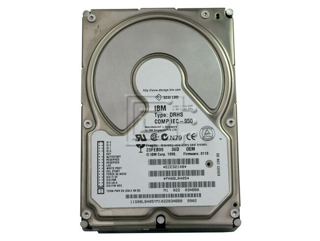 IBM 08L8405 UltraStar 36XP Model 36D DRHS-36D PN08L8405 SCSI Hard Drives Image 2 image