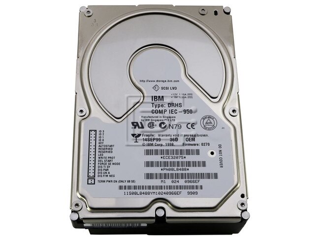 IBM 08L8488 UltraStar 36XP Model 36D DRHS-36D SCSI Hard Drives Image 1 image