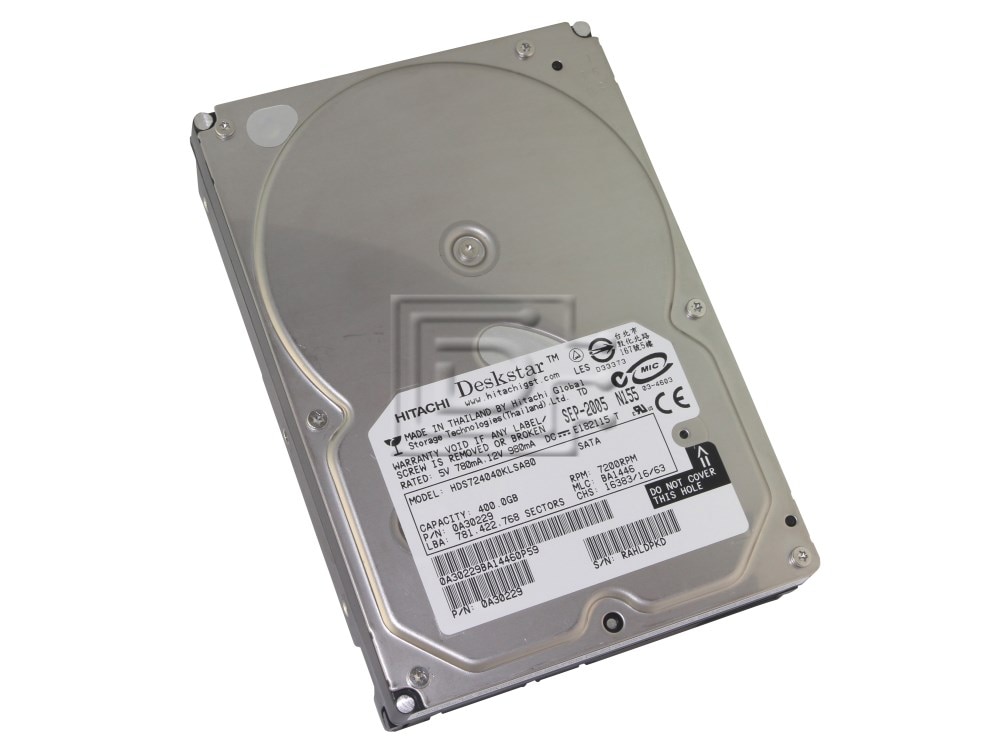 Hitachi Deskstar 7K400 0A30229 HDS724040KLSA80 SATA Hard Drive