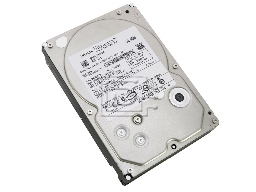 HGST 0A36073 YR660 0YR660 HUA721010KLA330 SATA Hard Drive Image 2 image