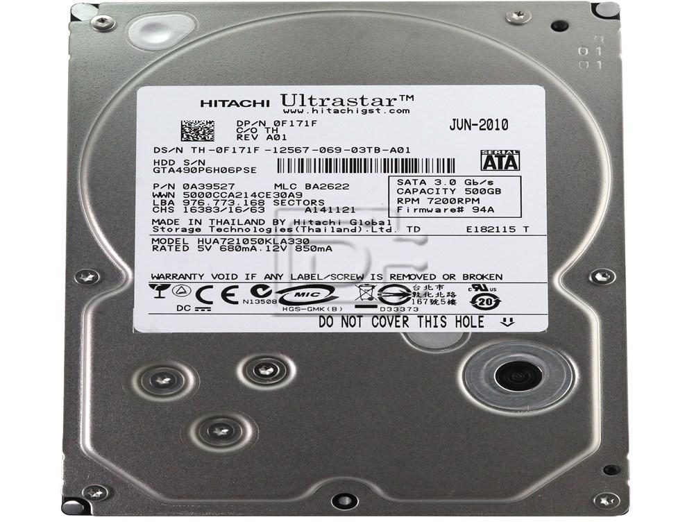 HGST 0A39527 HUA721050KLA330 0F171F F171F SATA Hard Drive Image 2 image