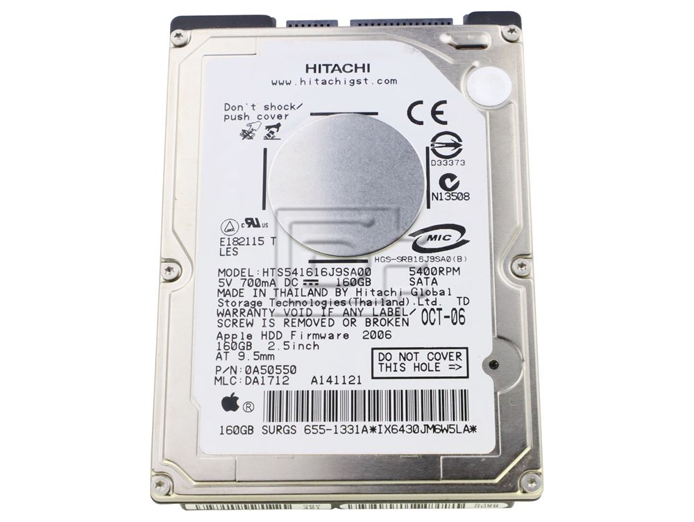 (未使用･未開封品)　MJA2160BH (2.5インチHDD 160GB S-ATA) FUJITSU f4u0baa Fujitsu MJA2160BH-G2 - 160GB 5.4K RPM SATA 9.5mm 2.5
