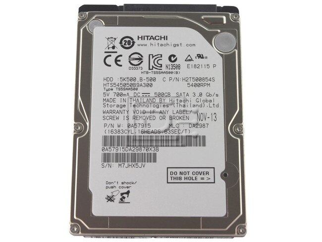 Hitachi 0A57915 HTS545050B9A300 Laptop SATA Hard Drive image 1