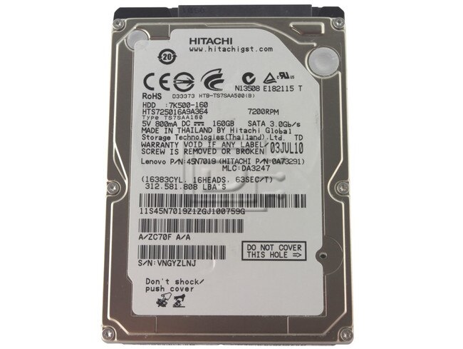 HGST 0A73291 HTS725016A9A364 SATA Hard Drive Image 1 image