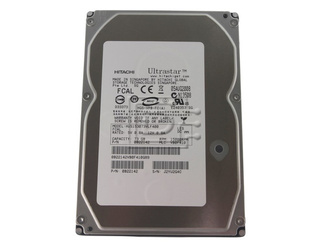 HGST 0B22142 HUS153073VLF400 Fibre Fiber Channel Hard Drives Image 1 image