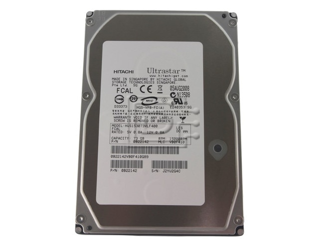 Hitachi 0B22142 HUS153073VLF400 Fibre Fiber Channel Hard Drives image 1