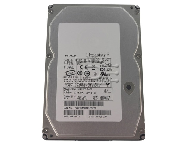 Hitachi 0B22171 HUS153030VLF400 Fibre Fiber Channel Hard Drives image 1