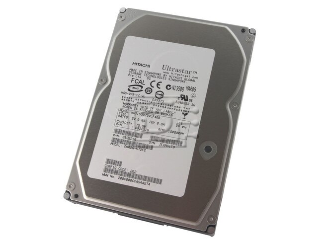 Hitachi 0B22216 HUS153073VLF400 Fibre Fiber Channel Hard Drives image 1