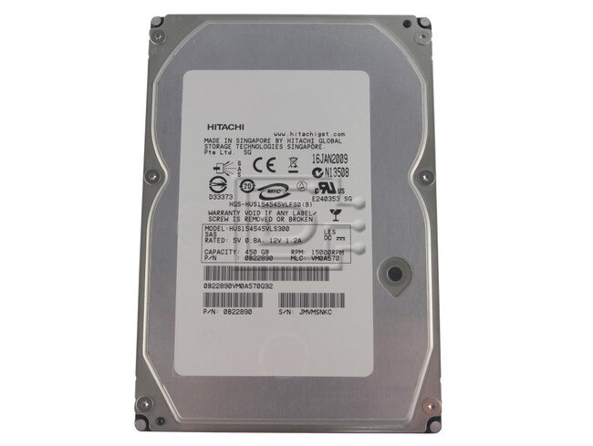 HGST 0B22890 HUS154545VLS300 SAS Hard Drives Image 1 image