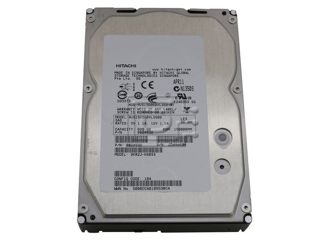 Hitachi 0B24532 HUS156060VLS600 DKR2J-K60SS SAS Hard Drives image 1
