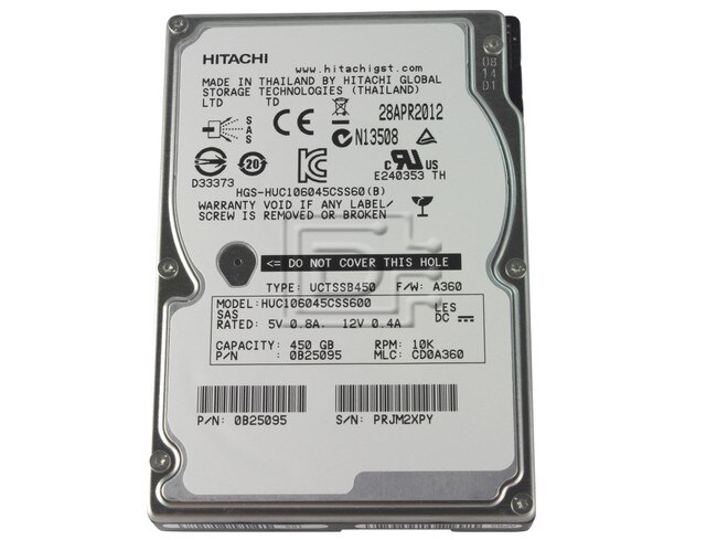 HGST 0B25095 HUC106045CSS600 SAS Hard Drives Image 1 image