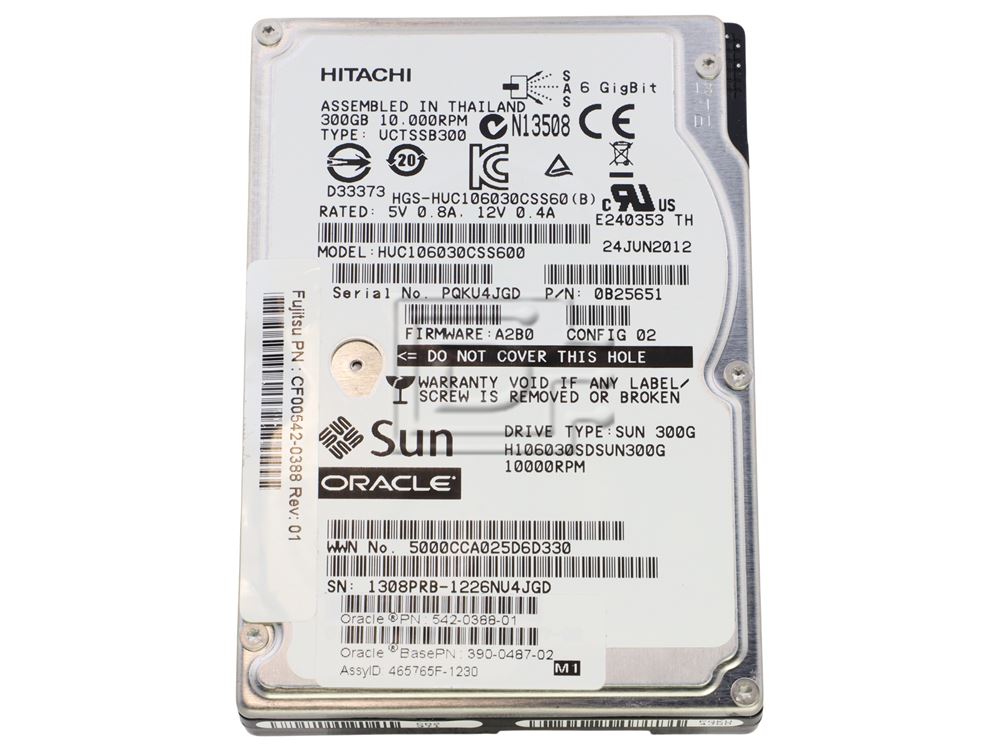 SUN Seagate ST9300603SS ST930003SSUN300G 300GB 10K SAS Hard Disk Drive