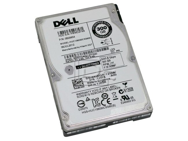 HGST 0B25654 0YJ0GR YJ0GR HUC106030CSS600 SAS SFF Hard Drive Image 1 image