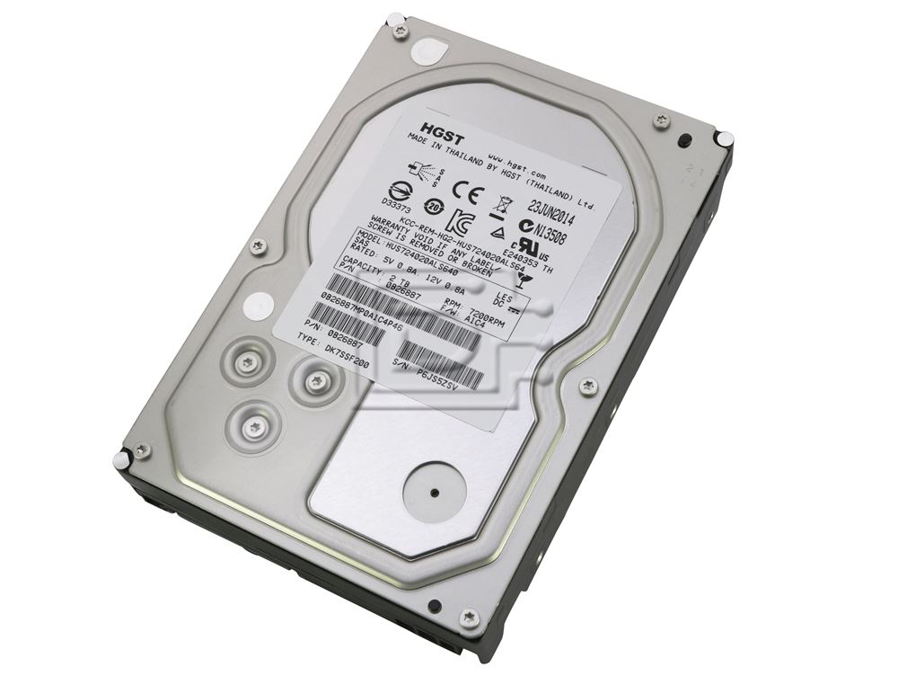 カーキ×インディゴ HGST(エイチ・ジー・エス・ティー) Ultrastar 7K4000 3.5inch 3TB 64MBキャッシュ  7200rpm SAT