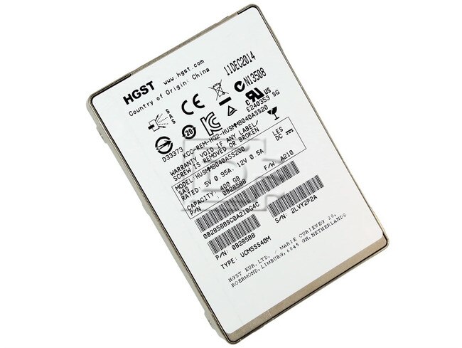 HGST 0B28588 HUSMM8040ASS200 SAS Solid State Drive Image 2 image