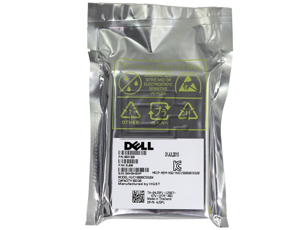 DIOS 10-C　00U　DEMO Dell 4J5P1 / Hitachi 0B31329 / HUC156060CSS204 600GB 2.5