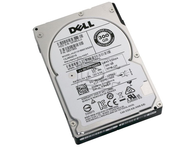HGST 0B31853 HUC101830CSS204 K9VCF 0K9VCF SAS Hard Drive Image 1 image