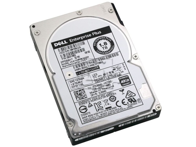 HGST 0B31863 HUC101818CS420 03J6N9 3J6N9 SAS Enterprise Hard Drive 2.5 inch 4Kn SFF Image 1 image