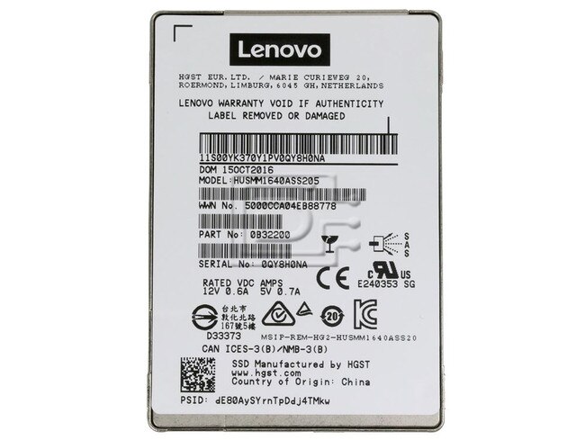 Hitachi 0B32200 HUSMM1640ASS205 HUSMM1640ASS200 SAS Solid State drive image 3