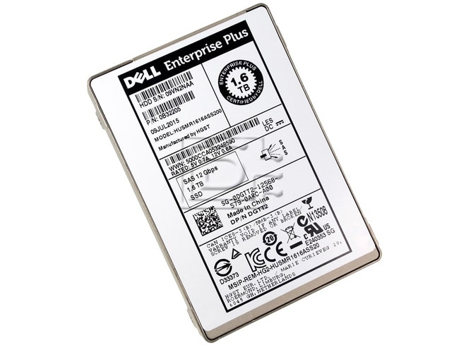 HGST 0B32205 HUSMR1616ASS200 0DGTT2 DGTT2 0B32205SAS SDD Hard Drive Image 1 image