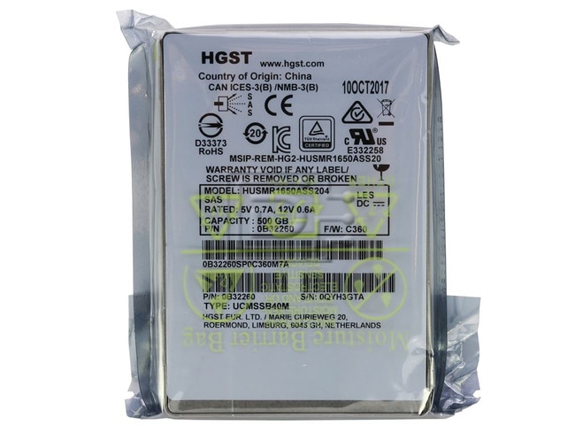 HGST 0B32260 HUSMR1650ASS204 SAS Solid State Drive Image 1 image