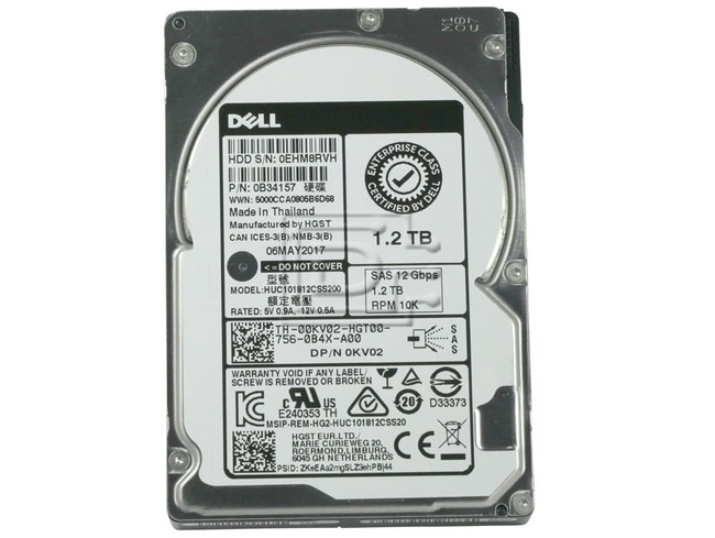 HGST 0B34157 0KV02 00KV02 SAS Hard Drive Image 2 image