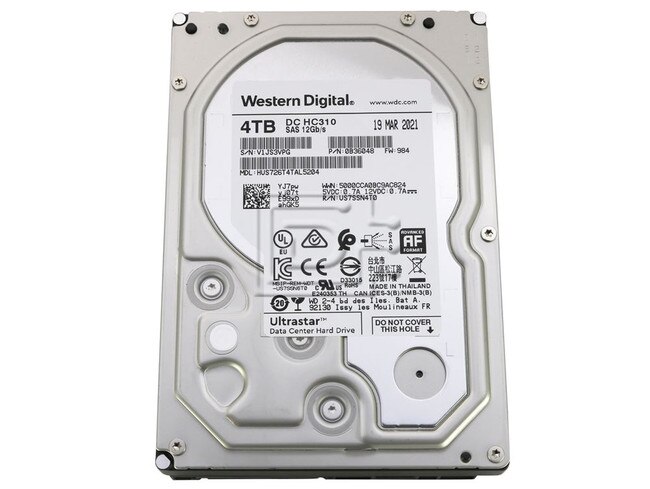 HGST 0B36048 HUS726T4TAL5204 SAS Hard Drive Image 2 image