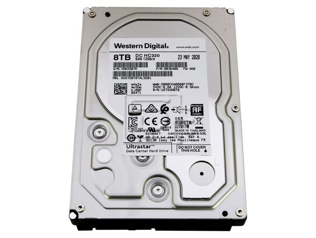 Hitachi 0B36406 HUS728T8TAL5201 SAS Hard Drive image 2