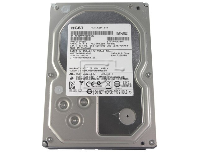 Hitachi 0F14688 HUS724040ALA640 SATA Hard Drive image 2