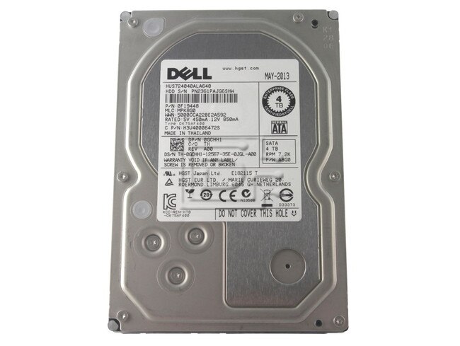 Hitachi HUS724040ALA640 0F19448 GCHH1 0GCHH1 0N36YX N36YX SATA Hard Drive image 1