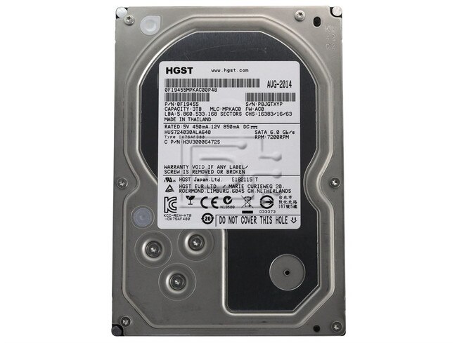 HGST 0F19455 HUS724030ALA640 SATA Hard Drives Image 2 image