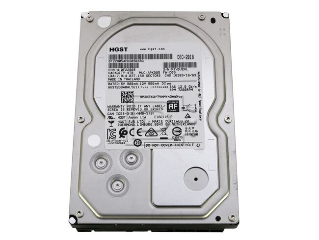 HGST 0F22805 HUS726040AL5211 SAS Hard Drive Image 1 image