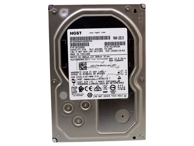 HGST 0F22958 HUS726020ALS211 SAS Hard Drive Image 2 image