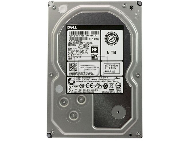 Hitachi 0F23082 HUS726060ALE614 908XX 0908XX SATA Hard Drives image 2