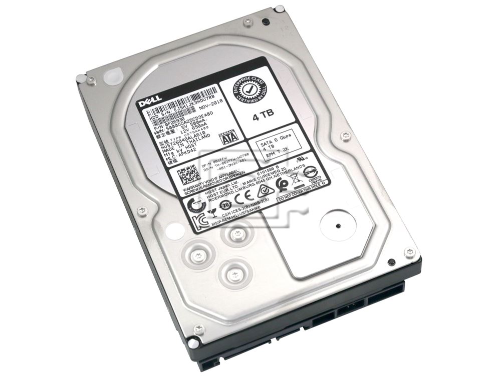 Dell 61FFW / HGST Ultrastar 7K6000 0F26930 / HUS726040ALA610