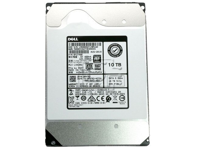 Hitachi 0F27486 HUH721010ALE600 RVFR2 0RVFR2 SATA Hard Drive image 2