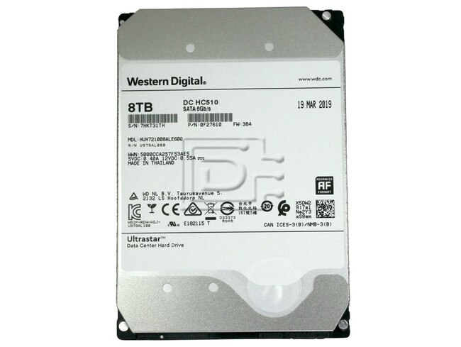 HGST 0F27610 HUH721008ALE600 SATA Hard Drive Image 2 image