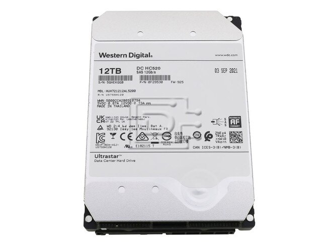 Hitachi 0F29530 HUH721212AL5200 SAS Hard Drive image 1