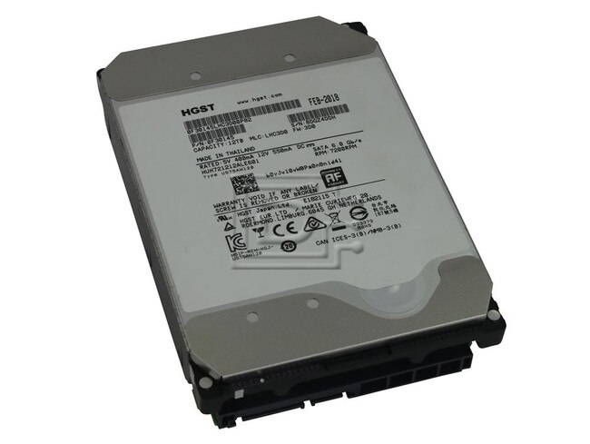 HGST 0F30145 HUH721212ALE601 SATA Hard Drive Image 1 image