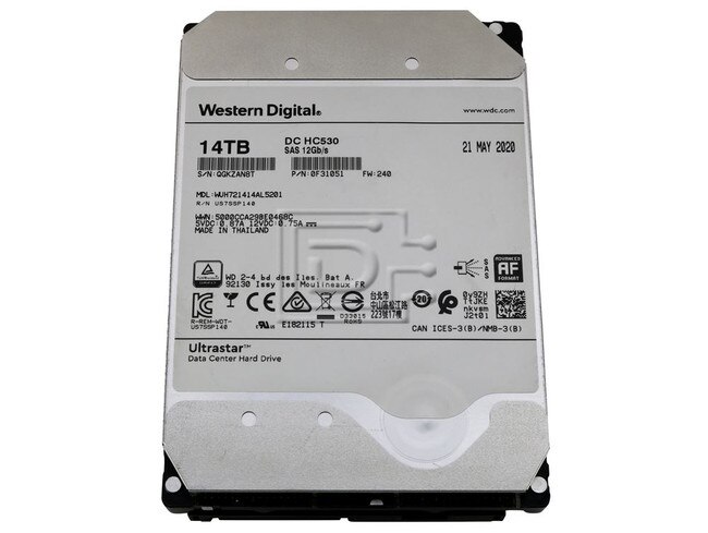 Hitachi 0F31051 WUH721414AL5201 SAS Hard Drive image 1