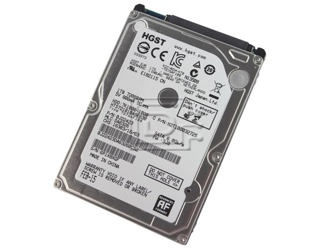 HGST 0J22423 HTS721010A9E630 7K1000 Laptop SATA Hard Drive Image 1 image