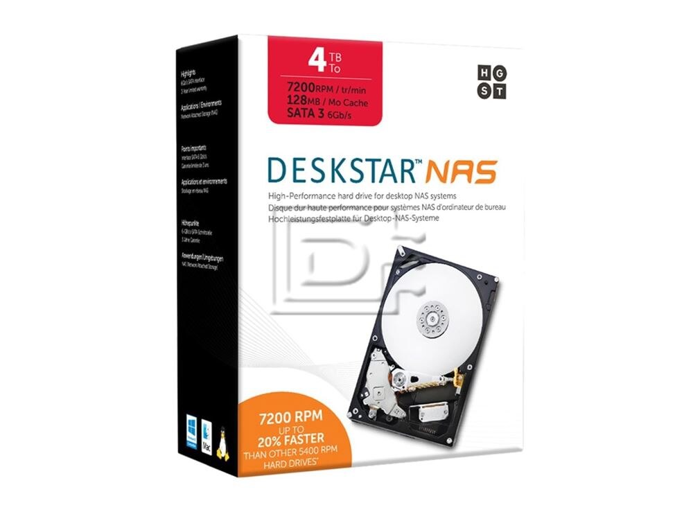 Hitachi/HGST HDN726040ALE614 3.5 HDD 4TB