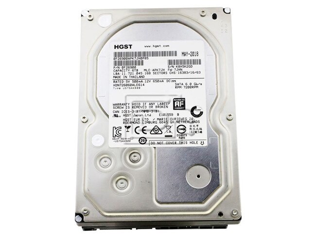 HGST HDN726060ALE614 0S04007 0F26900 SATA Hard drive Image 1 image