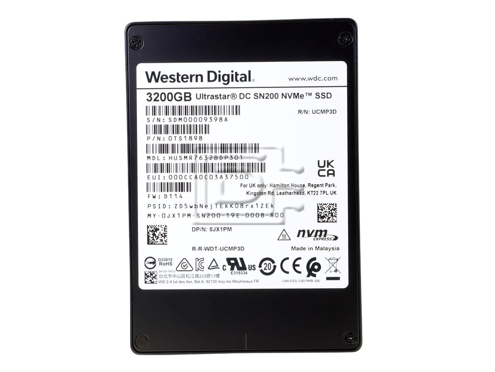 HGST 0TS1308 HUSMR7632BDP301 PCI Express Solid State Drive Image 2 image